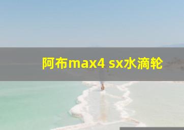 阿布max4 sx水滴轮